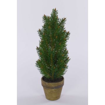 Umělý sitka smrk VARUS, v dekoračním květináči, 40cm Umělý sitka smrk VARUS, v dekoračním květináči, 40cm