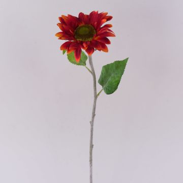 Umělá slunečnice MARIETTA, červená, 60cm, Ø14cm Umělá slunečnice MARIETTA, červená, 60cm, Ø14cm