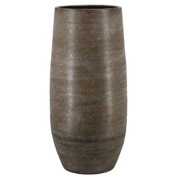 Velká keramická váza VINKAS s texturou, bílá, 90 cm, Ø 37 cm Velká keramická váza VINKAS s texturou, bílá, 90 cm, Ø 37 cm