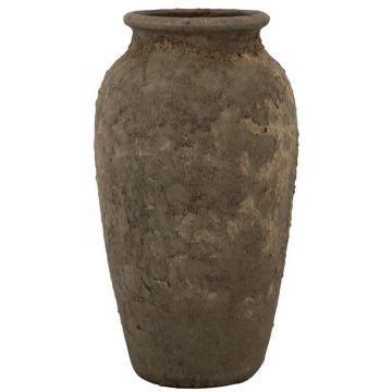 Keramická květinová váza SENTIF se strukturou, šedá, 50 cm, Ø 26 cm Keramická květinová váza SENTIF se strukturou, šedá, 50 cm, Ø 26 cm