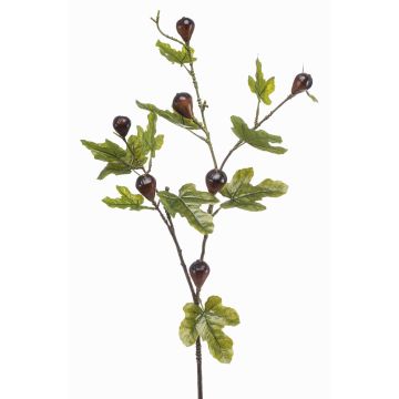 Dekorativní fíková větev PROWER s plody, zelená, 90cm
