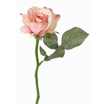 Umělá růže ELLI, růžová, 30cm, Ø6,5cm