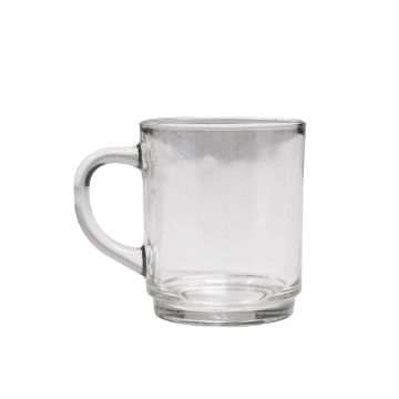 Skleněný hrnek KINSY s uchem, 3 ks, čirý, 10 cm, Ø 7 cm, 250 ml Skleněný hrnek KINSY s uchem, 3 ks, čirý, 10 cm, Ø 7 cm, 250 ml