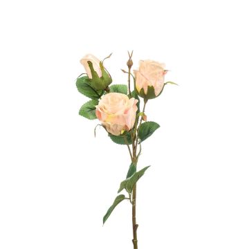 Umělá větvička růže FREYDE, světle růžová, 45cm, Ø4-5cm Umělá větvička růže FREYDE, světle růžová, 45cm, Ø4-5cm