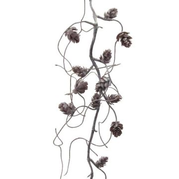 Umělý věnec z jedlových šišek ZEBRO, přírodní, 120cm Umělý věnec z jedlových šišek ZEBRO, přírodní, 120cm