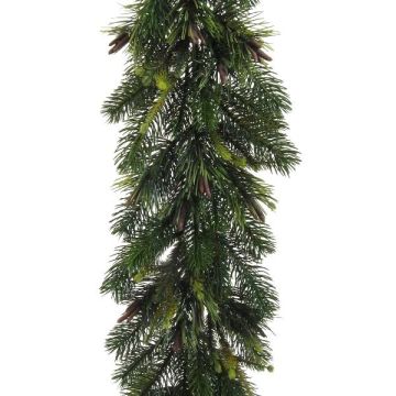 Dekorační věnec z jedle LEBRI, bílý, 180cm Dekorační věnec z jedle LEBRI, bílý, 180cm