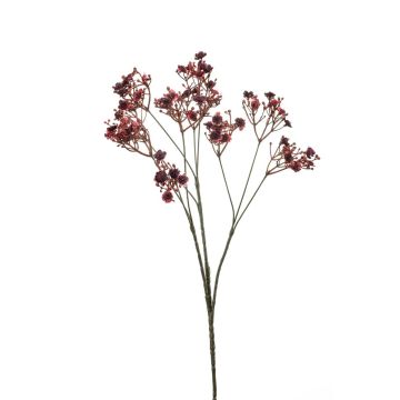 Umělá gypsophila LITAGO, burgundská, 70cm, Ø1,5cm Umělá gypsophila LITAGO, burgundská, 70cm, Ø1,5cm