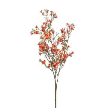 Umělá větvička hvězdice YAXKIN, oranžová, 65 cm
