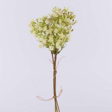 Umělá kytice z gypsophily CECILIA, bílo-krémová, 30cm
