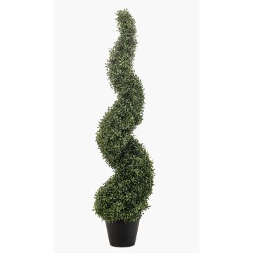 Umělý zimostráz spirálovitý TOM, dekorativní květináč, křížové dveře, 120cm Umělý zimostráz spirálovitý TOM, dekorativní květináč, křížové dveře, 120cm