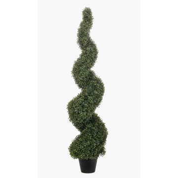 Umělý zimostráz spirálovitý TOM, dekorativní květináč, křížové dveře, 150cm Umělý zimostráz spirálovitý TOM, dekorativní květináč, křížové dveře, 150cm