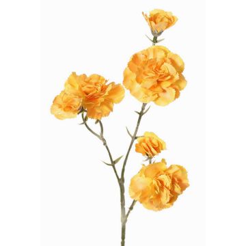 Umělá větev karafiátu STURYN, žlutá, 55cm, Ø2,5-6cm Umělá větev karafiátu STURYN, žlutá, 55cm, Ø2,5-6cm