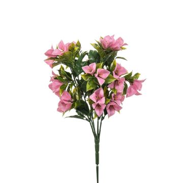 Umělá květina Bougainvillea SOLTRE na tyči, crossdoor, růžová, 30cm