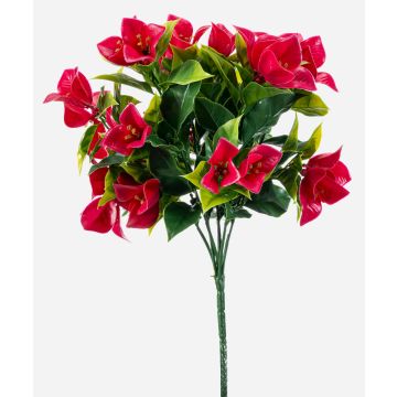 Umělá květina Bougainvillea SOLTRE na křížové tyči, červená, 30cm