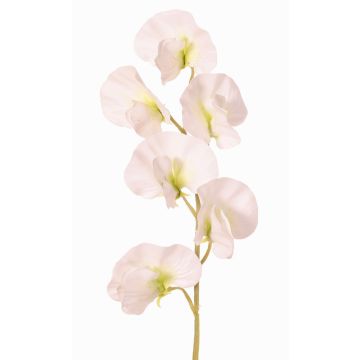 Umělá květina Lathyrus WAHNY, bílo-zelená, 45cm, Ø5,5cm