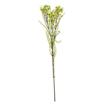 Umělá větvička voskové květiny MEDEA, zeleno-růžová, 80 cm, Ø 6 cm