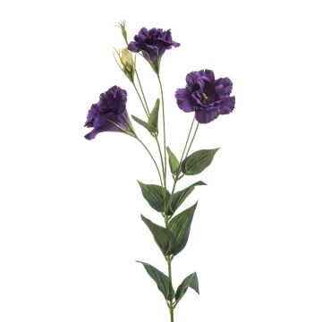 Umělá květina Lisianthus IRONA, tmavě fialová, 80 cm Umělá květina Lisianthus IRONA, tmavě fialová, 80 cm