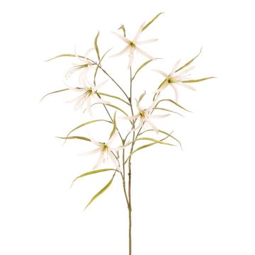 Dekorativní větvička TYZANS, bílo-zelená, 95cm