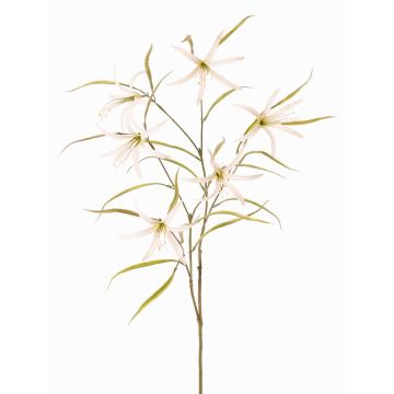 Dekorativní větvička TYZANS, bílo-zelená, 95cm Dekorativní větvička TYZANS, bílo-zelená, 95cm
