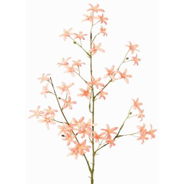 Umělá větev lomikámen PALSIMA s květy, růžová, 75cm