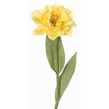 Umělý papoušek tulipán STEFANIE, žlutý, 65cm, Ø14cm Umělý papoušek tulipán STEFANIE, žlutý, 65cm, Ø14cm