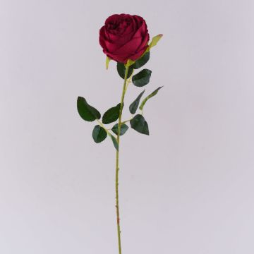Umělá květina růže CHERLEN, červená, 60cm, Ø10cm
