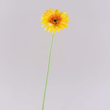 Umělý květ gerbery TEUDELINDE, oranžový, 55cm, Ø8cm
