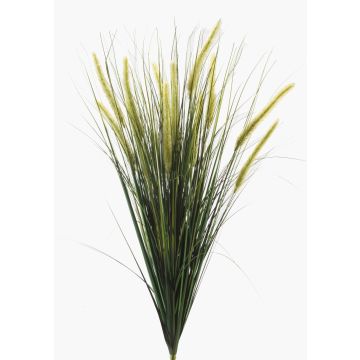 Plastová rostlina psárka MARIANNE, lata, se zápichem, zeleno-hnědá, 95cm