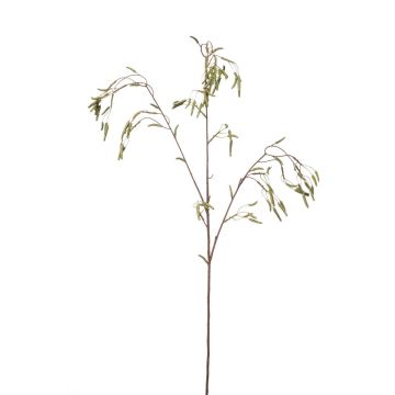 Umělá březová větev JENKFUN s květy, zelená, 95cm Umělá březová větev JENKFUN s květy, zelená, 95cm