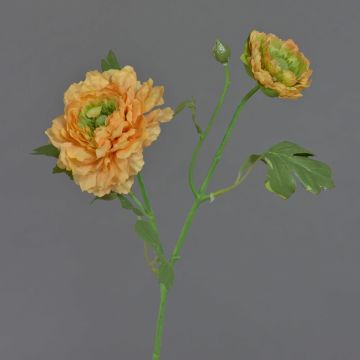 Umělý ranunculus SAGARA, žlutooranžový, 45cm, Ø5-8cm Umělý ranunculus SAGARA, žlutooranžový, 45cm, Ø5-8cm