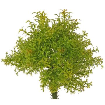 Umělá mechová kapradina PADMA na tyči, zelenohnědá, 23cm, Ø20cm