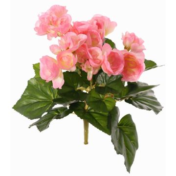 Umělá begonie BIRMA na tyči, růžová, 20cm, Ø3-5cm Umělá begonie BIRMA na tyči, růžová, 20cm, Ø3-5cm
