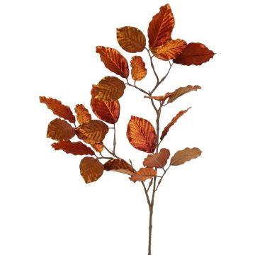 Sametová buková větev GALFHY, měděná, 70cm