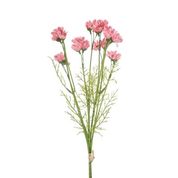 Umělá kytice sedmikrásky svazek DIBARA, růžová, 40 cm