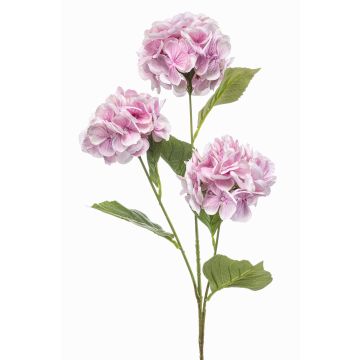 Umělá větev hortenzie GRACELYN, růžová, 75cm