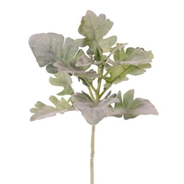 Umělá větvička bílé plstěné zelené bylinky MARDUAN, Eco Collection, zelená, 50cm