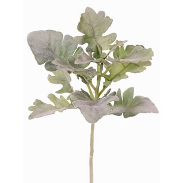 Umělá větvička bílé plstěné zelené bylinky MARDUAN, Eco Collection, zelená, 50cm