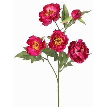 Umělá větvička pivoňky LARDUAN, Eco Collection, fuchsiová, 60cm, Ø7cm Umělá větvička pivoňky LARDUAN, Eco Collection, fuchsiová, 60cm, Ø7cm