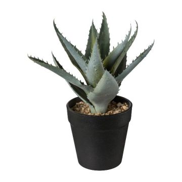 Umělý sukulent aloe vera BLORN v dekorativním květináči, zelený, 20 cm