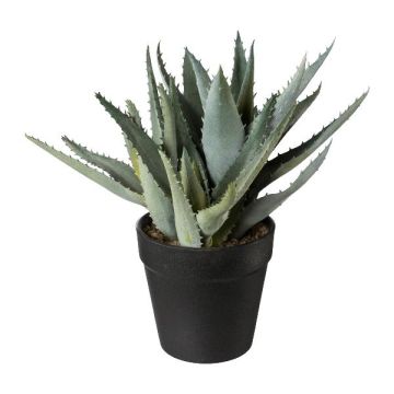 Umělý sukulent aloe vera BLORN v dekorativním květináči, zelený, 23cm Umělý sukulent aloe vera BLORN v dekorativním květináči, zelený, 23cm