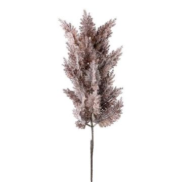 Pampová tráva PANCHE dekorativní větvička s latou, lilek, 90cm