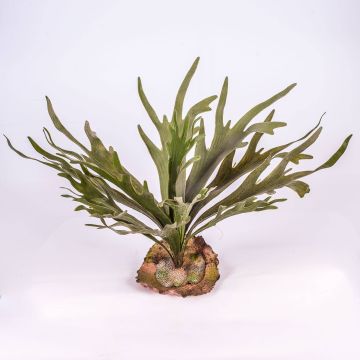 Umělá parožnatka CHARLS na zápichu, zelená, 50cm, Ø70cm Umělá parožnatka CHARLS na zápichu, zelená, 50cm, Ø70cm