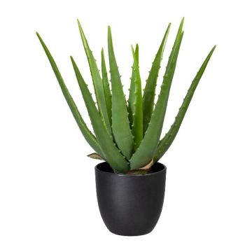 Umělý sukulent aloe vera KRONFA v dekorativním květináči, zelený, 35cm Umělý sukulent aloe vera KRONFA v dekorativním květináči, zelený, 35cm