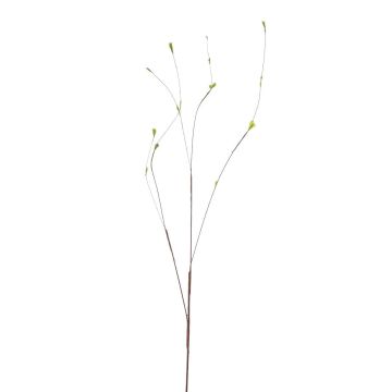 Dekorativní větev břízy EMROLS, zelená, 130cm Dekorativní větev břízy EMROLS, zelená, 130cm