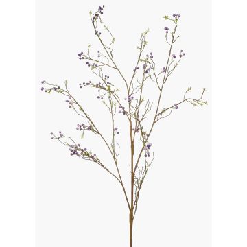 Umělá borůvková větev MIHALLU s bobulemi, fialová, 150cm