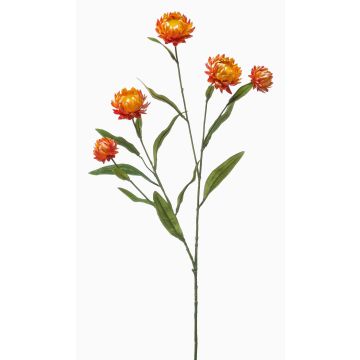 Dekorativní větvička jahodníku SNAVIK, oranžová, 70cm Dekorativní větvička jahodníku SNAVIK, oranžová, 70cm