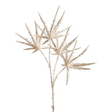 Umělá větvička arálie DROVAL, šampaňské, 65cm Umělá větvička arálie DROVAL, šampaňské, 65cm