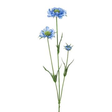 Dekorativní větvička Scabiosa ATLENTO, modrá, 65cm Dekorativní větvička Scabiosa ATLENTO, modrá, 65cm