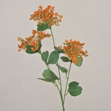 Umělý řebříček WONDI, oranžový, 65cm
