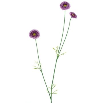 Dekorativní květinová větvička Bellis NIKSA, tmavě fialová, 55 cm Dekorativní květinová větvička Bellis NIKSA, tmavě fialová, 55 cm